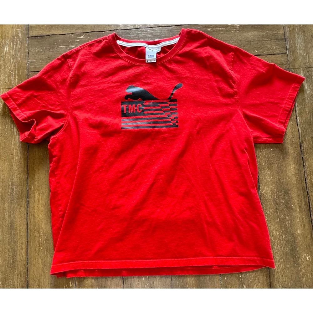Puma‎ x TMC The Marathon Clothing Red Graphic T-Shirt Mens XXL 533686-04